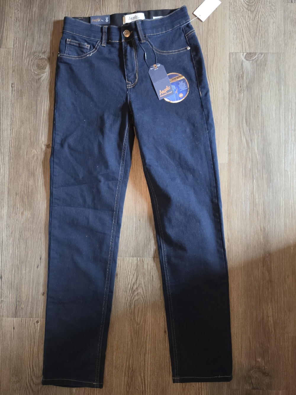 Angels Straight Leg Women’s Jeans in Dark Blue